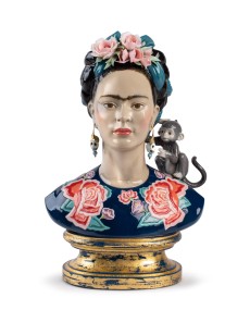 Frida Kahlo (blue) Lladró Porcelain 01002026