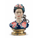 Frida Kahlo (blue) Lladró Porcelain 01002026