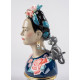 Frida Kahlo (blue) Lladró Porcelain 01002026