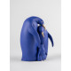 Penguin family (blue-gold) Lladró Porcelain 01009539