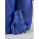 Penguin family (blue-gold) Lladró Porcelain 01009539