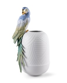 Macaw bird vase Porcellana Lladró 01009540  