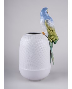 Macaw bird vase Lladró Porcelain 01009540