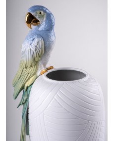 Macaw bird vase Lladró Porcelain 01009540