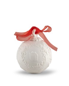 2021 Christmas ball (Re-Deco red) Lladró Porcelain 01018461