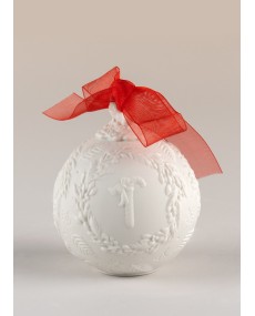 2021 Christmas ball (Re-Deco red) Lladró Porcelain 01018461