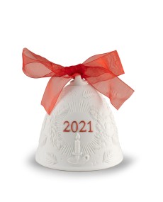 2021 Christmas bell (Re-Deco red) Lladró Porcelaine 01018463  