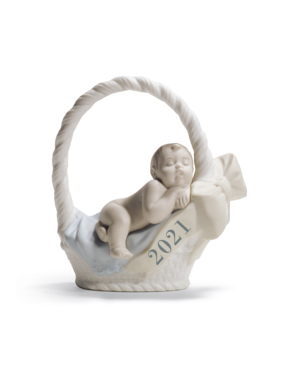 Born in 2021 (boy) Porcelana Lladró 01018465  