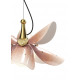 Blossom hanging lamp (pink-gold)(CE/UK) Lladró Porcelain 01024115