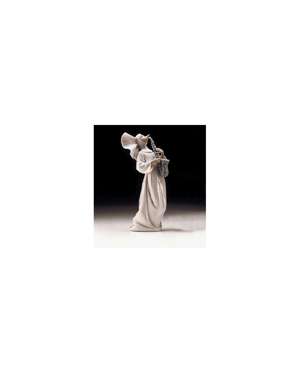 Sister with Sax Lladro Porcelain Figurine