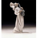 Sister with Sax Lladro Porcelain Figurine