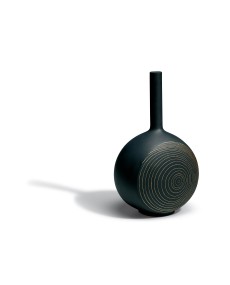 Canvas Vase Tree Rings Black & Gold Lladro 01007078