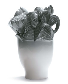 Naturo. -Small vase (grey) Lladró Porcelain 01007912