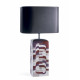 Estratos - Large lamp -burgundy (CE) Lladró Porcelain 01009064