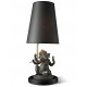 Bansuri Ganesha (black) - Lamp (CE) Lladró Porcelain 01023170