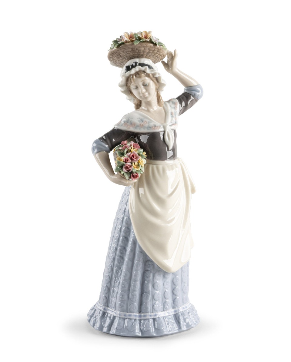 Flower Picking Lladró Porcelaine 01009545 by Lladro