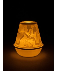 Lithophane Votive Light - Mickey Mouse Lladro Porcelain