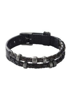 "Fossil Pulsera LEATHER JF85460040 - ¡Elegancia en tu muñeca!"