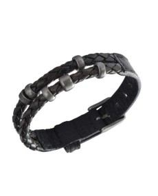 "Fossil Pulsera LEATHER JF85460040 - ¡Elegancia en tu muñeca!"