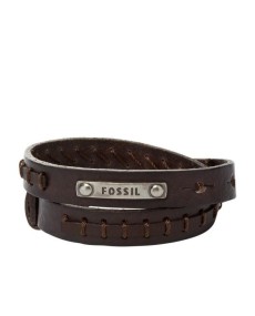 Fossil Leather Bracelet JF87354040 - TicTacArea