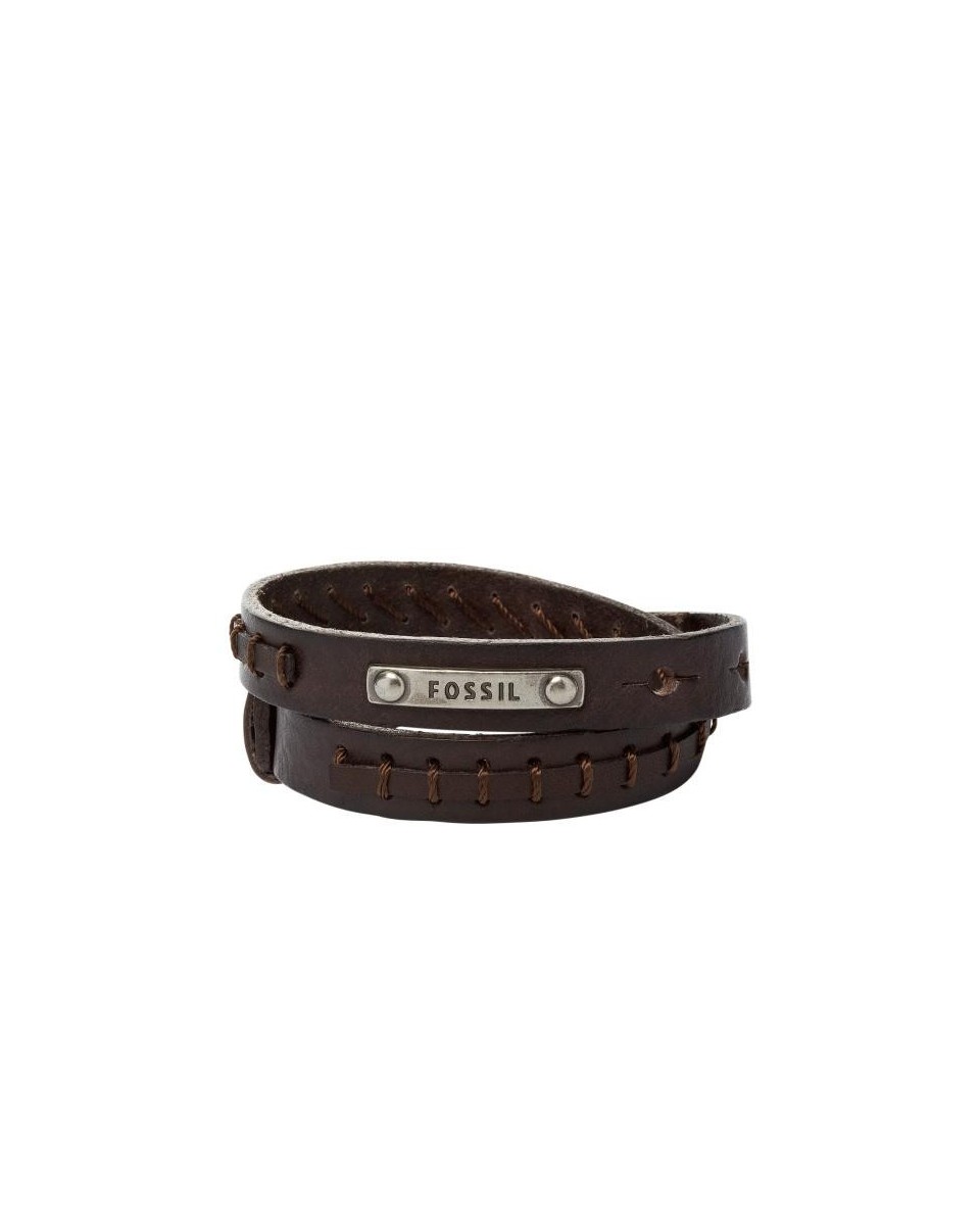 Fossil Leather Bracelet JF87354040 - TicTacArea