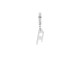 Diesel Boucle d'oreille STAINLESS STEEL DX1336040 - TicTacArea