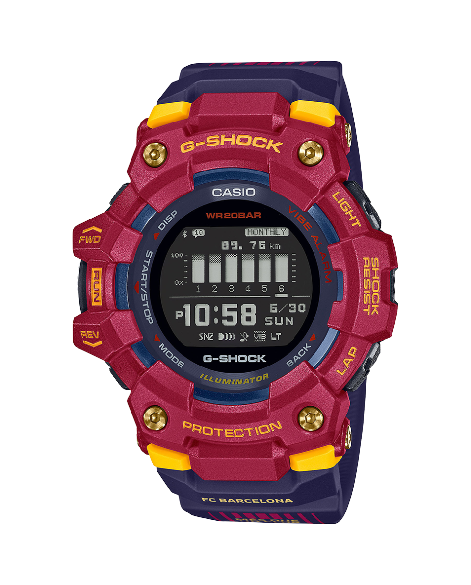 Casio G-SHOCK SPORTS FC Barcelona "Matchday" Tie-up Limited Edition GBD-100BAR-4ER