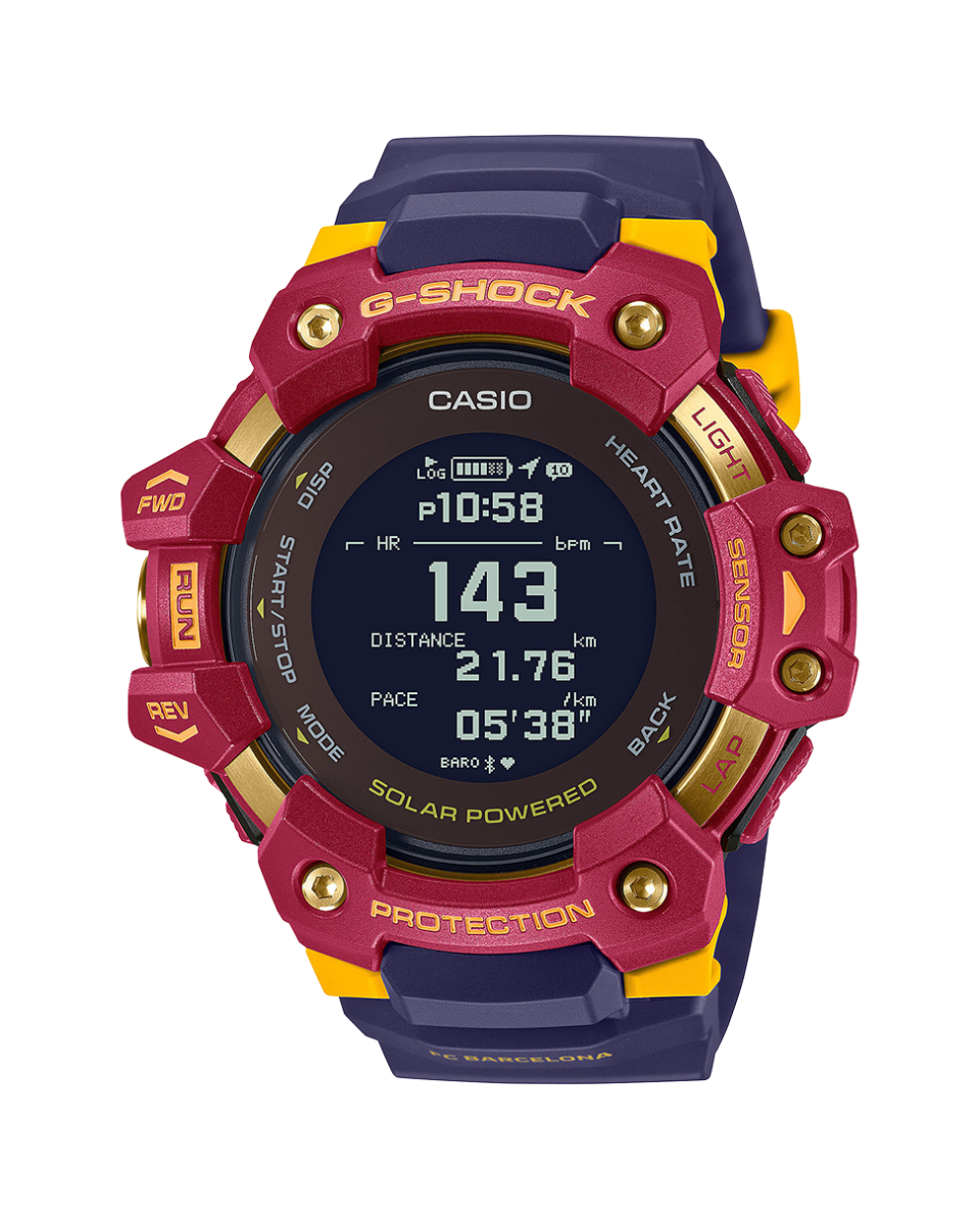 Casio G-SHOCK SPORTS FC Barcelona "Matchday" Tie-up Limited Edition GBD-H1000BAR-4ER