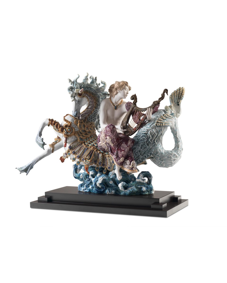 Arion sur un hippocampe Lladro Porcelaine 01001948