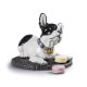 Bulldog francés con macarons Porcelana Lladró 01009398