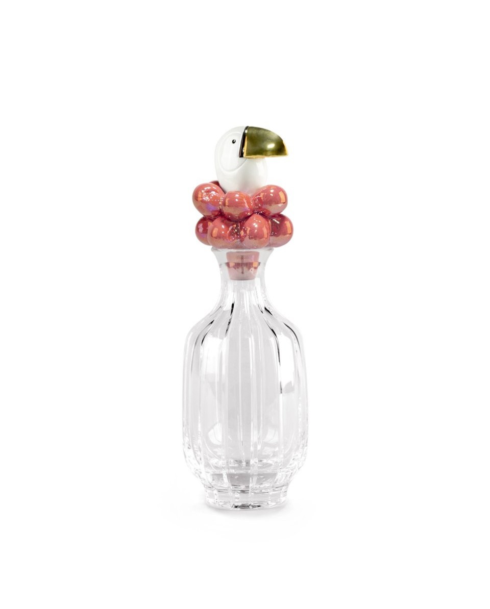 Toucan Glass Bottle Lladro Porcelain 01009464 - TicTacArea