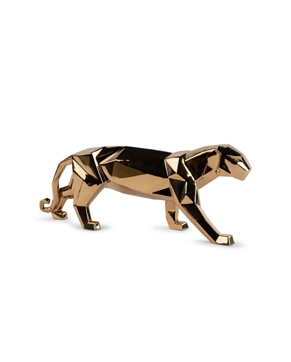 Panther Golden Lladro Porcelain 01009580 - TicTacArea