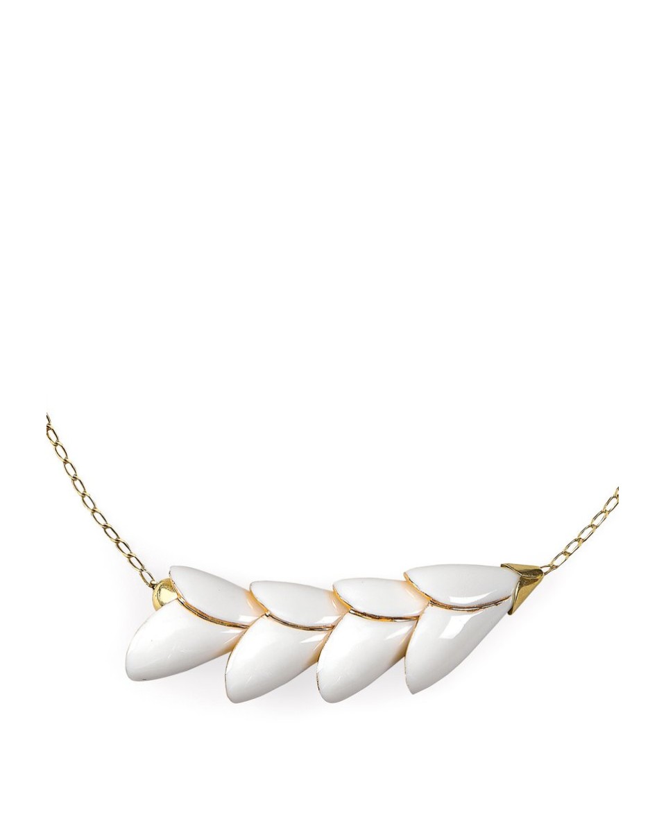 "Exquisite Heliconia Lladró Porcelain Necklace - TicTacArea.com"