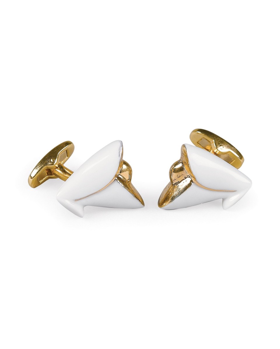 Heliconia Cufflinks Lladro Porcelain 01010176 - TicTacArea