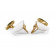 Boutons de manchette Heliconia Lladro Porcelaine 01010176