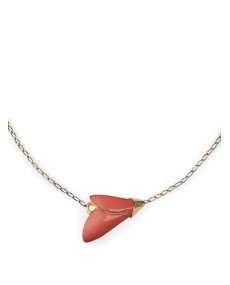 Heliconia pendant (coral) Porcelana Lladró 01010181 