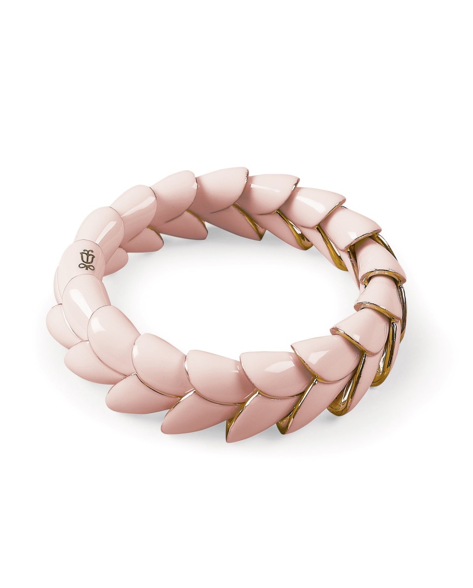 Bracelet Heliconia Rose Lladro Porcelaine 01010184