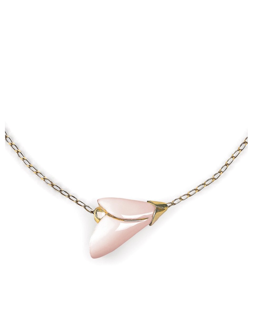 Heliconia Pendant Pink Lladro Porcelain 01010185