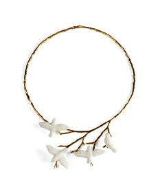 Magic Forest Branch Necklace Lladró Porcelain 01010211