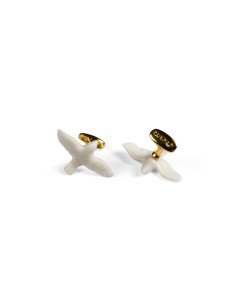 Magic Forest Cufflinks Lladró Porcelain 01010217 - TicTacArea