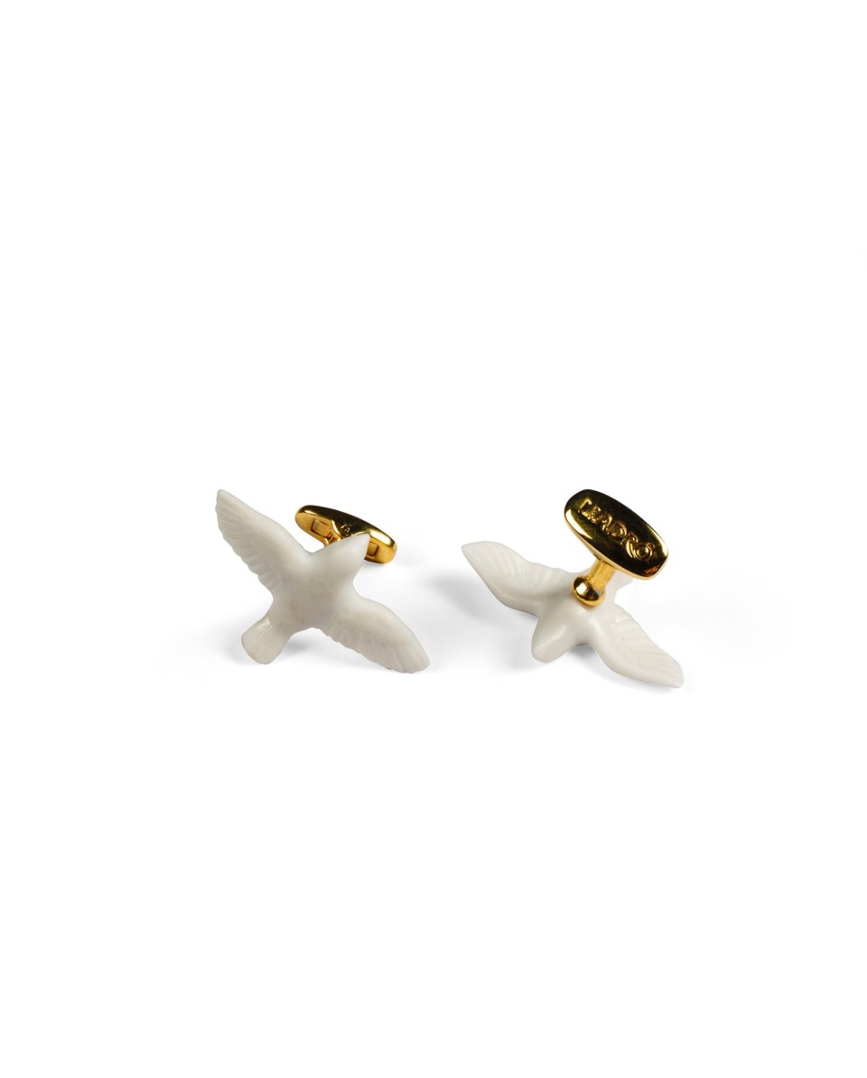 Magic Forest Cufflinks Lladró Porcelain 01010217 - TicTacArea