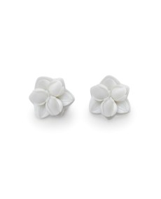 Pendientes botón Orquídea Porcelana Lladró 01010229 - TicTacArea