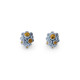 Golden Blue Reef Stud Earrings - Lladro Porcelain 01010239