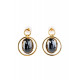 "Exquisite Scarab Lladró Porcelain Earrings - TicTacArea.com"