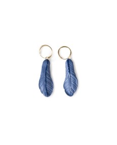 Boucles d'oreille créole Praradise wings Lladró Porcelaine 01010266