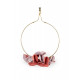 Collier rigide Lola rose et rouge Lladró Porcelaine 01010278