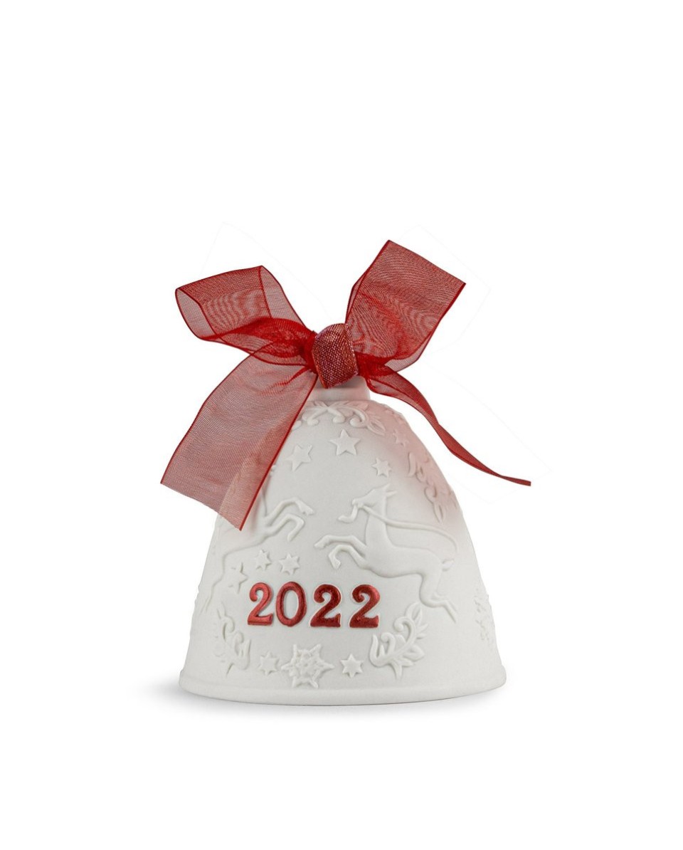 2022 Christmas bell (Re-Deco red) Lladró ФАРФОР 01018469  