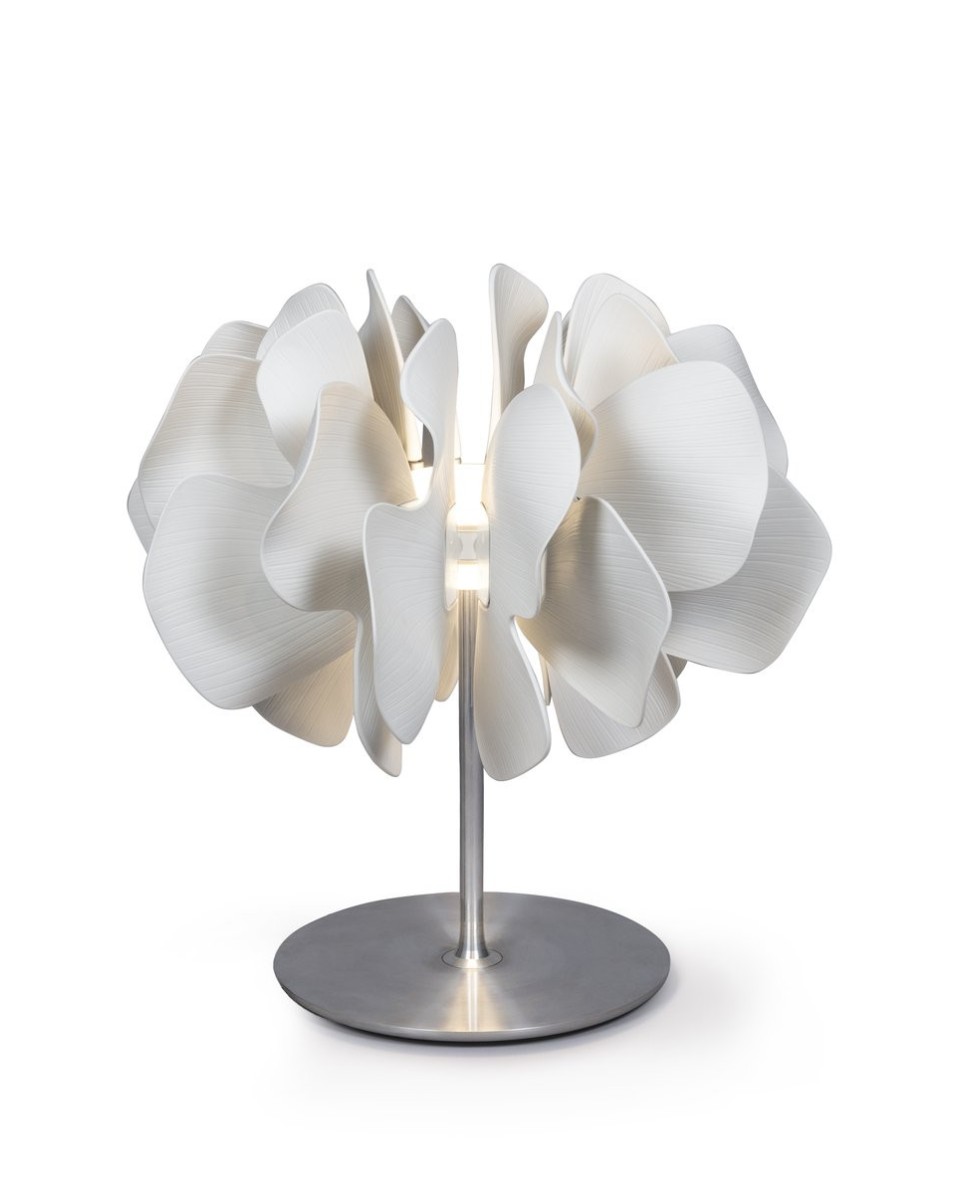 Nightbloom Table Lamp - White CE Lladro Porcelain 01023975