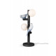 Parrot Table Lamp in Black - Lladro Porcelain 01024152