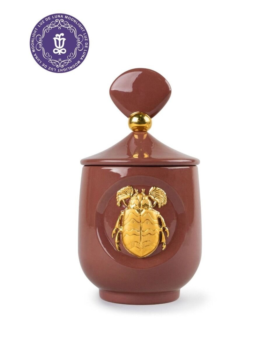 Scarab Candle Lux: Animals-Moonlight Lladró Porcelain 01040257